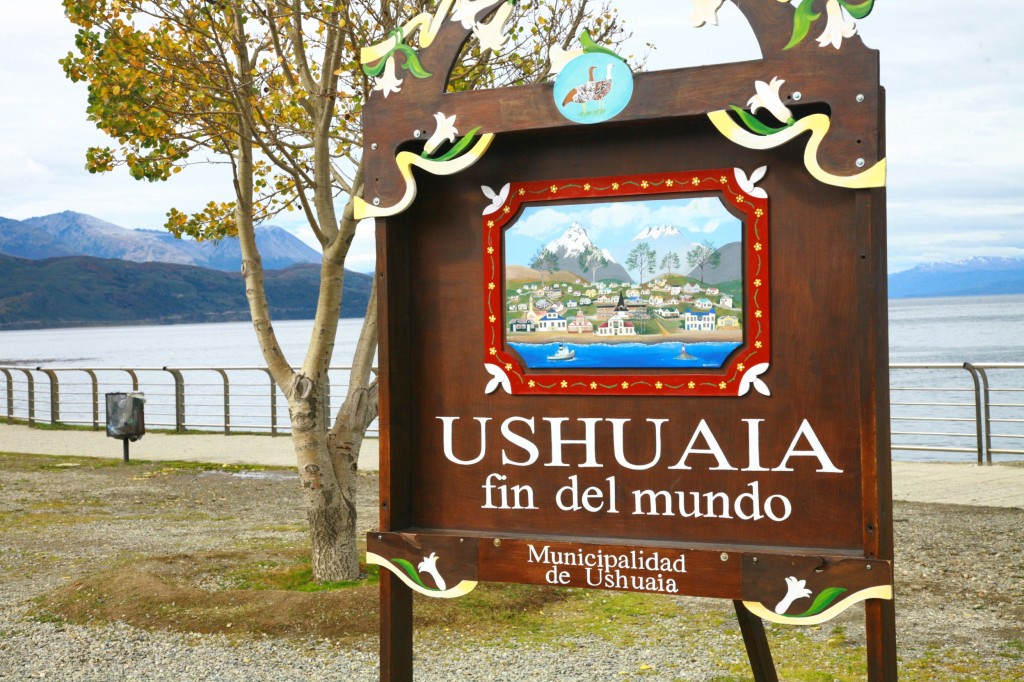 世界最南端の看板