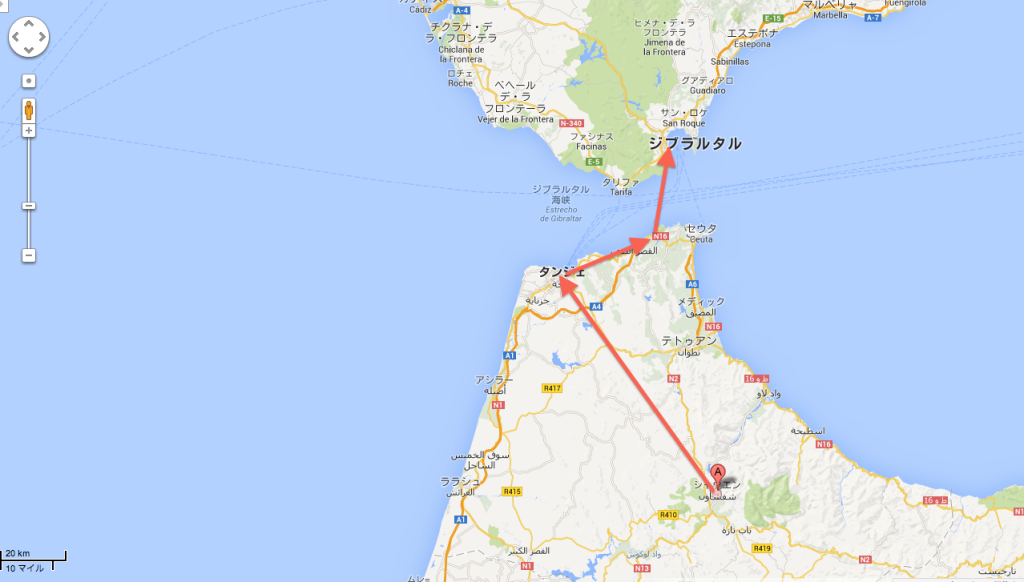 【国境を船で越えてみた】シャウエン（モロッコ）からタンジェ（モロッコ）を経由してアルへシラス（スペイン）までのバス•船フェリー移動