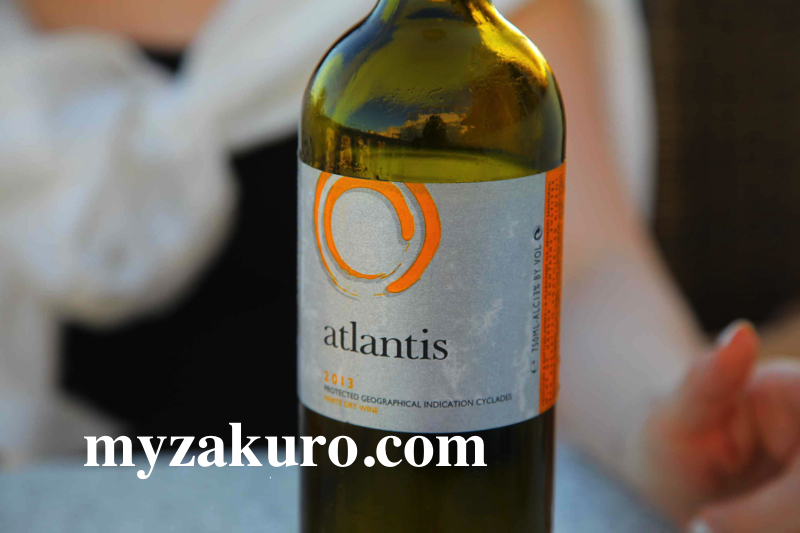 サントリーニ産のワインAtlantics